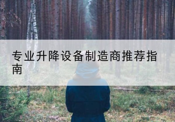 舞钢电动剪叉升降平台厂家-专业升降设备制造商推荐指南