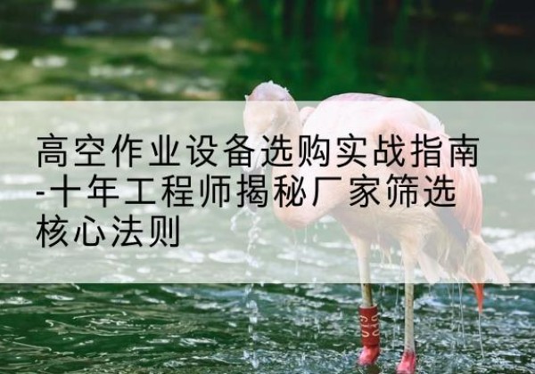 舞钢剪叉式升降机厂家-高空作业设备选购实战指南-十年工程师揭秘厂家筛选核心法则